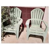 S1 - PAIR OF MATCHING PATIO CHAIRS (Y29)
