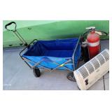 N1 - FOLDING WAGON, AIR COOLER, FIRE EXTINGUISHER