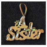 14K YELLOW GOLD PENDANT 0.5GRAMS (5)