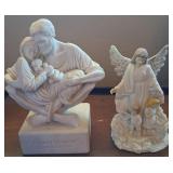 N1 - HOLY FAMILY & GUARDIAN ANGEL FIGURINES (E16)