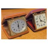 N1 - LOT OF TWO TRAVEL CLOCKS (8)