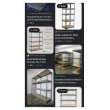 N1 - FIVE-SHELF STORAGE UNIT (G20)