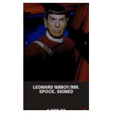 N1 - STAR TREK LEONARD NIMOY SIGNED PHOTO (L151)