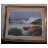 N1 - SEASCAPE ARTWORK FRAMED 20X16" (K26)