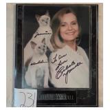 N1 - CELESTE YARNALL & CATS SIGNED PHOTO (L231)