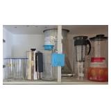 N1 - MIXED LOT OF CARAFS & GLASSWARE (K10)