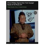 N1 - STAR TREK VOYAGER ETHAN PHILLIPS SIGNED PHOTO