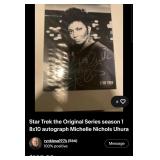 N1 - STAR TREK NICHELLE NICHOLS SIGNED PHOTO (L124