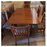 N1 - DINING TABLE WITH SIX CHAIRS (L15)