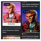 N1 - DEEP SPACE NINE ARMIN SHIMERMAN PHOTO SIGNED