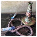 N3 - VINTAGE MORIAGE DECORATED WATER PIPE (M55)
