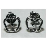 STERLING SILVER TIFFANY ELSA PERRETTI EARRINGS