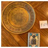 N3 - JEWISH WORSHIP PRAYER BOOK, PLATTER (F123)