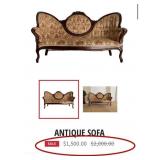 N3 - VICTORIAN-STYLE PARLOR SOFA (F5)