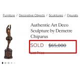 N3 - ART DECO-STYLE BRONZE SCULPTURE (F35)