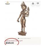 N3 - BRASS TARA GODDESS STATUETTE (F25)