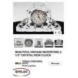 N3 - WATERFORD CRYSTAL CLOCK (M46)