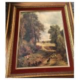 S3 - PASTORAL SCENE ART FRAMED (H102)