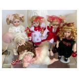 S3 - FIVE COLLECTIBLE DOLLS (L153)