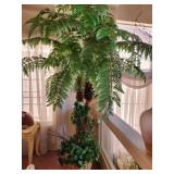 S3 - FAUX TREE & VINES IN PLANTER 78"T (L28)