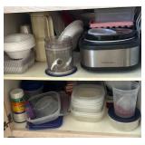 S3 - FOOD PROCESSOR, CROCKPOT, FOOD STORAGE