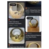 S3 - MID-CENTURY-MODERN SWAN BASKET, CANDLESTICKS