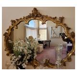 S3 - WALL MIRROR WITH ORNATE FRAME 36X58" (L1)
