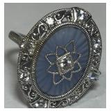 STERLING SILVER RING 5.60GRS