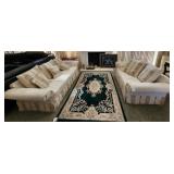 S3 - SOFA & LOVESEAT SET WITH ACCENT PILLOWS (F11)