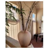S3 - ART DECO STYLE VASE WITH REEDS (L27)