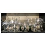 S3 - MIXED LOT OF STEMWARE (L104)