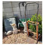 S3 - GARDEN STATUARY, DOLLY, SEEDER