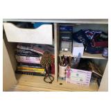 S3 - BOOKS, CANDLE HOLDER, DISCS, DESK SUPPLIES