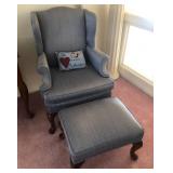 S3 - WINGBACK CHAIR WITH OTTOMAN (M41)