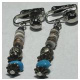 STERLING SILVER EARRINGS 4.10GRS