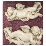 S3 - TWO PIECES CHERUB WALL DECOR (A54)