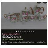 S3 - VINTAGE LEFTON HERITAGE TEA SET (L32)