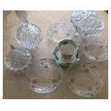 S3 - ROYAL ALBERT TEACUP & SAUCER, MIXED GLASSWARE