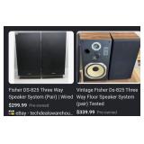 S3 - PAIR OF FISHER SPEAKERS (F31)
