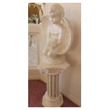 S3 - CHERUB STATUETTE WITH DISPLAY PEDESTAL (L21)