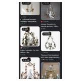 S3 - VINTAGE CHERUB HANGING LAMP (M44)