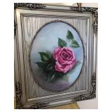 S3 - DELL HALEY FLORAL ART FRAMED 24X27" (A1)