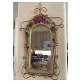 S3 - WALL MIRROR W/ GRAPE VINE FRAME (K44)