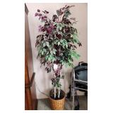 S3 - FAUX TREE IN BASKET PLANTER (F34)