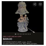S3 - VINTAGE PORCELAIN TABLE LAMPS (E30)