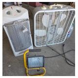 S3 - SPACE HEATER, BOX FAN, PORTABLE LIGHT (G8)