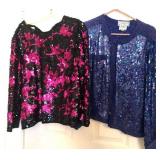 S3 - TWO SEQUINED TOPS (A14)