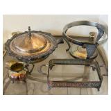 S3 - VINTAGE SILVER BUFFET SERVEWARE (L165)