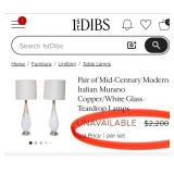 16 - PAIR OF MATCHING TABLE LAMPS