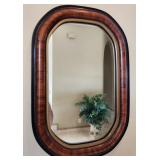 20 - ELEGANT WOOD FRAMED MIRROR